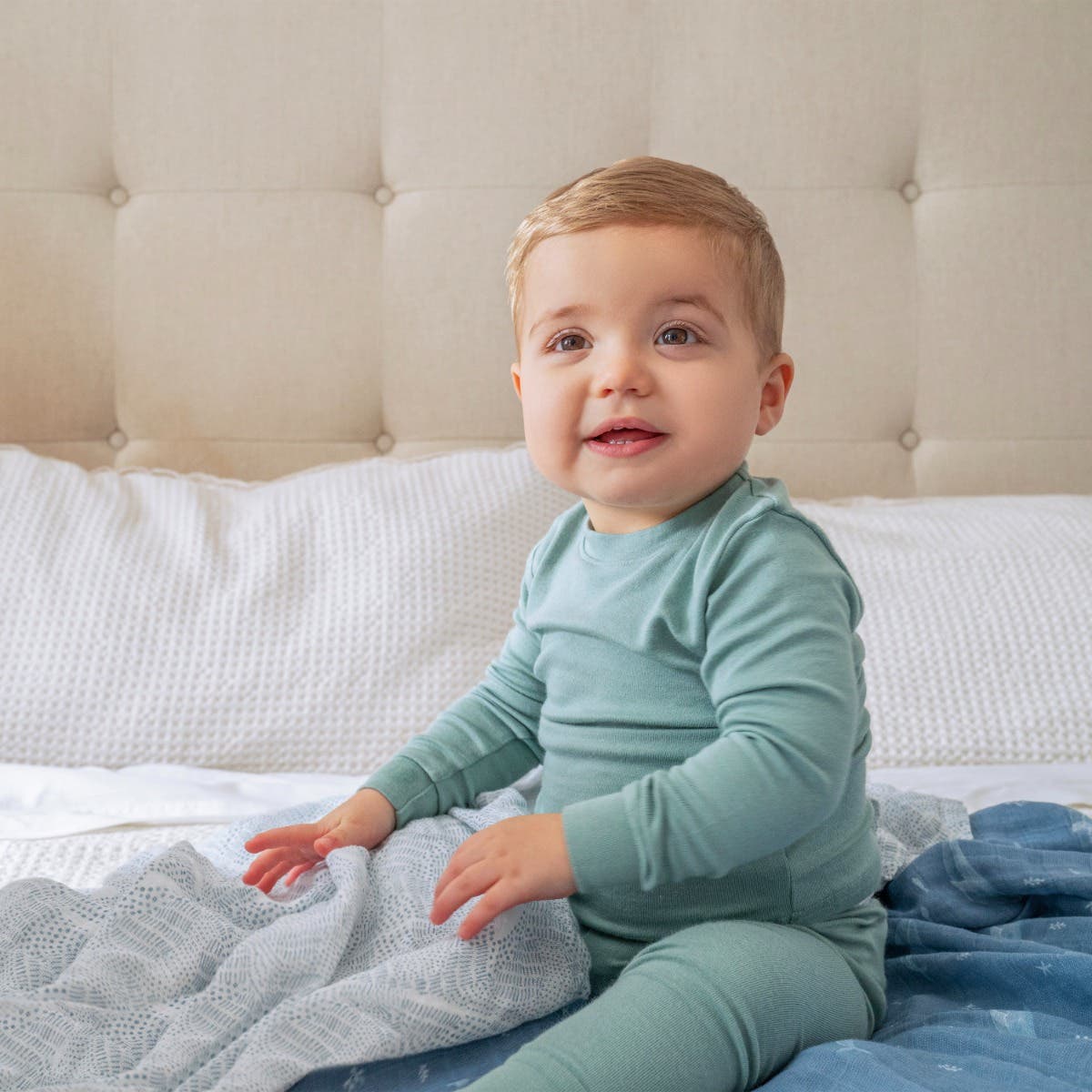 organic cotton muslin swaddle blanket 2 pack - Image 3