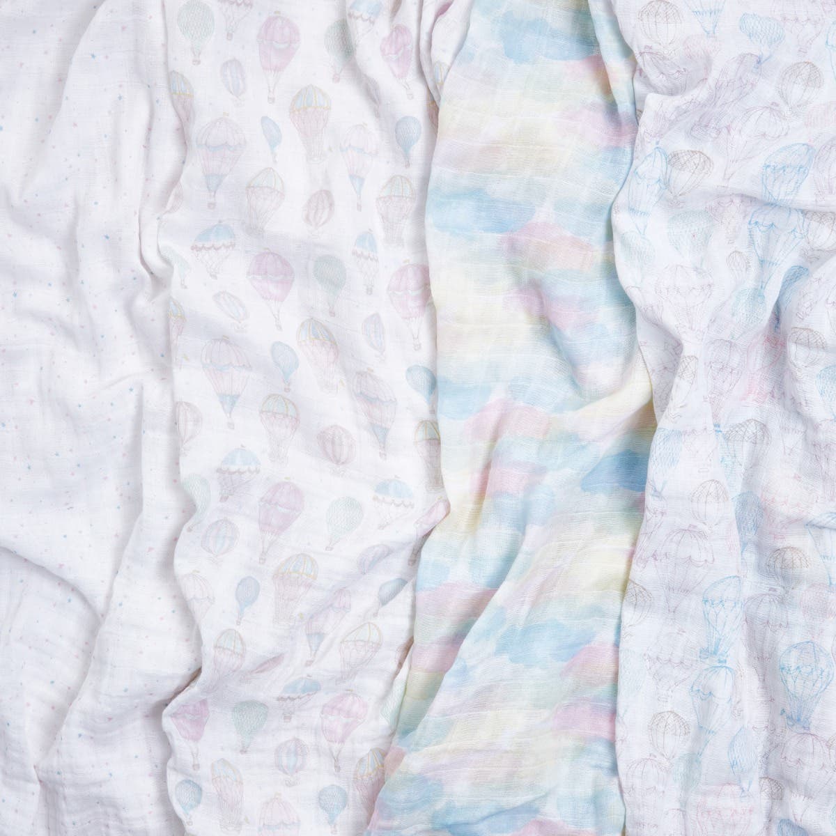organic cotton muslin swaddle blanket 4 pack - Image 4