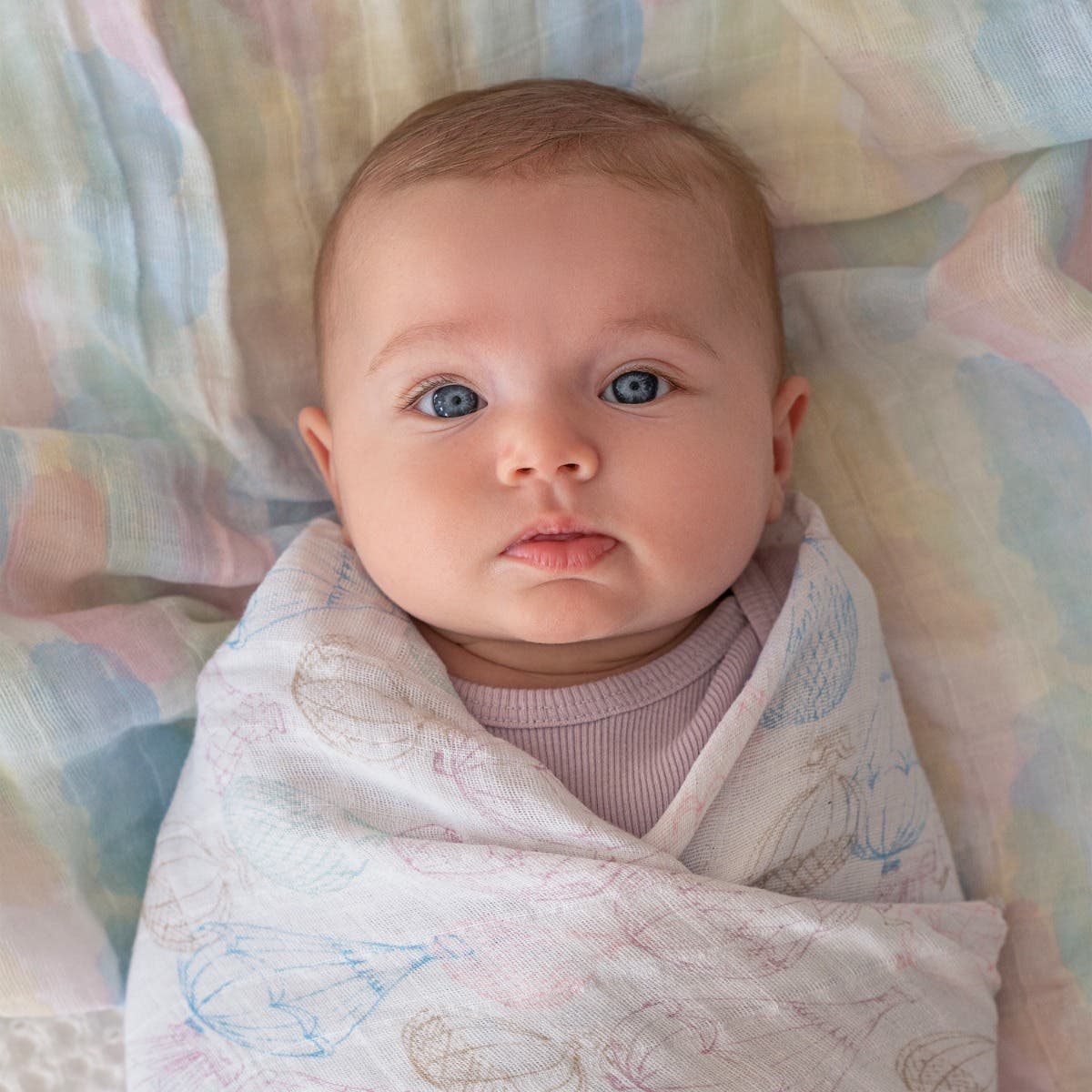 organic cotton muslin swaddle blanket 4 pack - Image 2