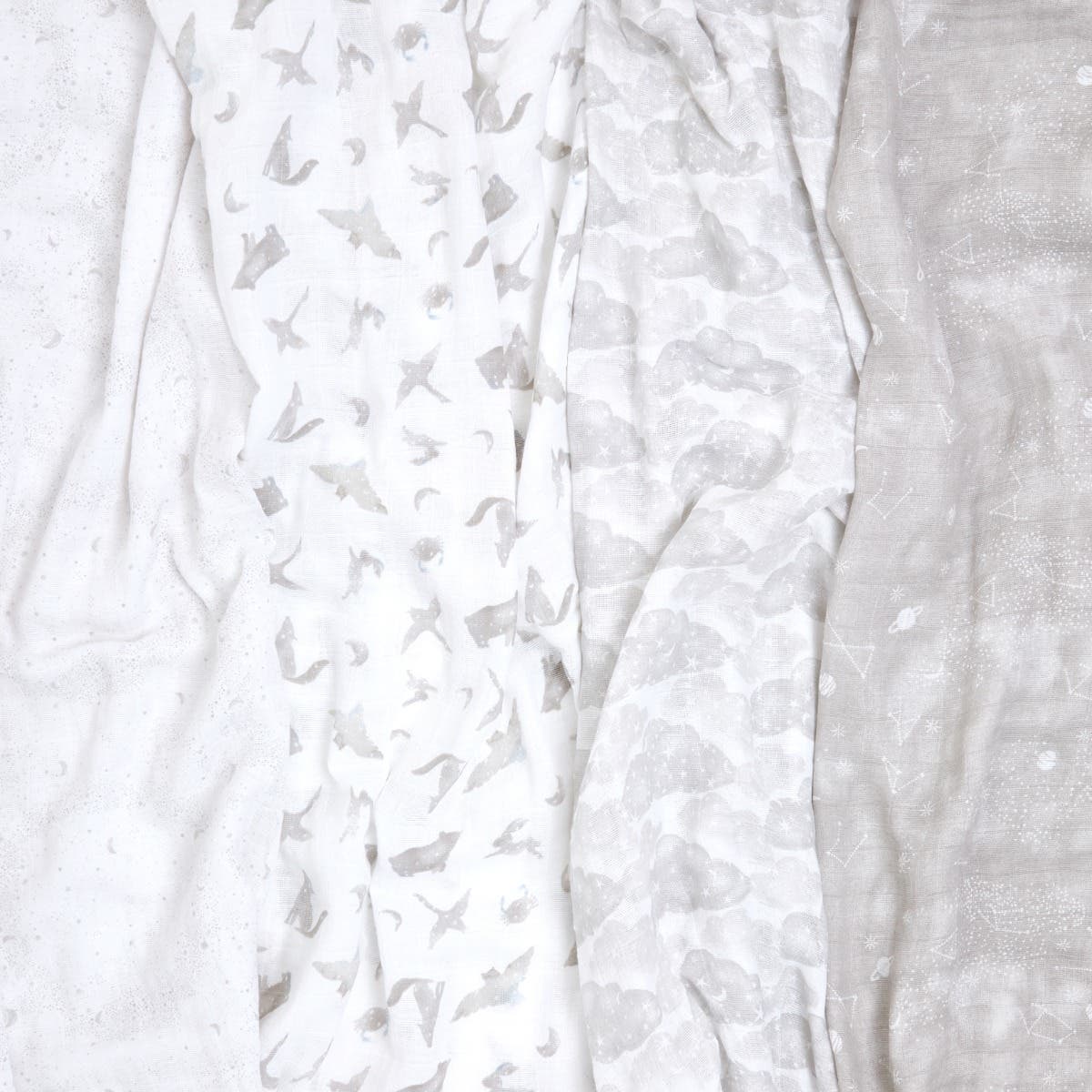 organic cotton muslin swaddle blanket 4 pack - Image 3