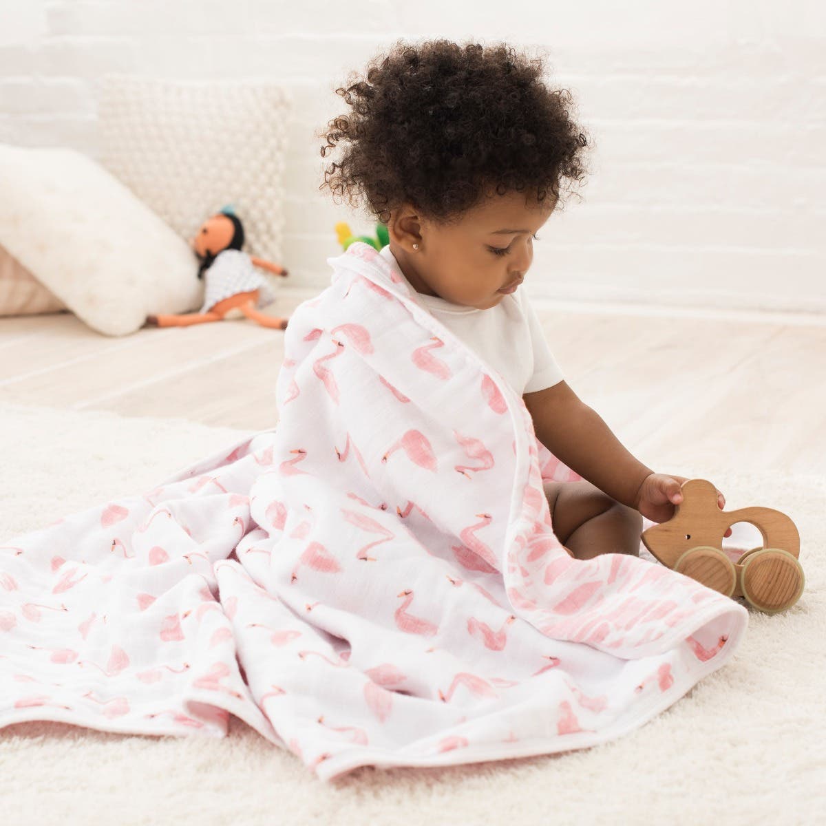 essentials cotton muslin dream blanket - Image 2