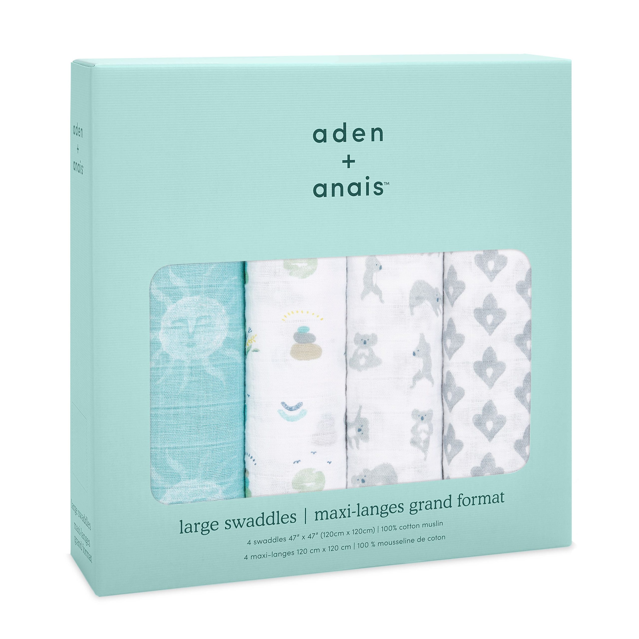 boutique 100% cotton muslin swaddle blanket 4 pack - Image 6