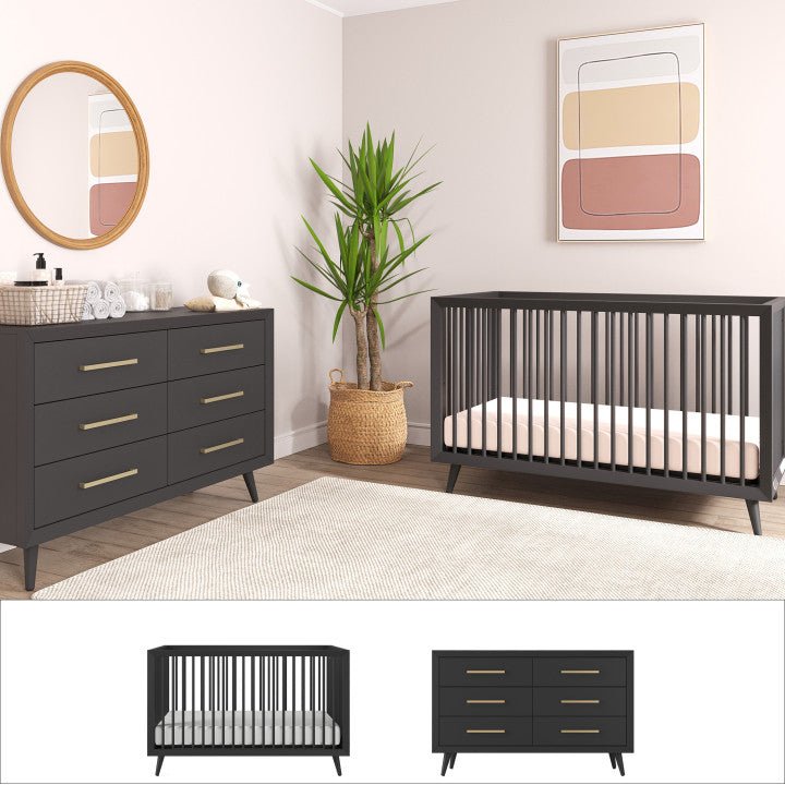 Cranbrook 2 Piece Nursery Set with Crib and Dresser