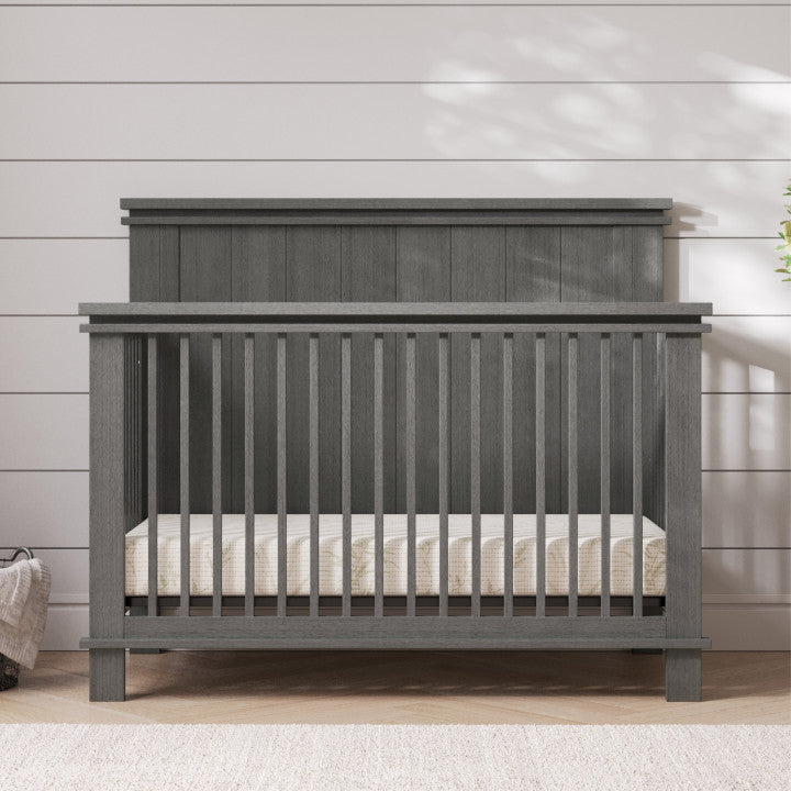 Denman 4-in-1 Convertible Crib. Midnight Gray - Image 9