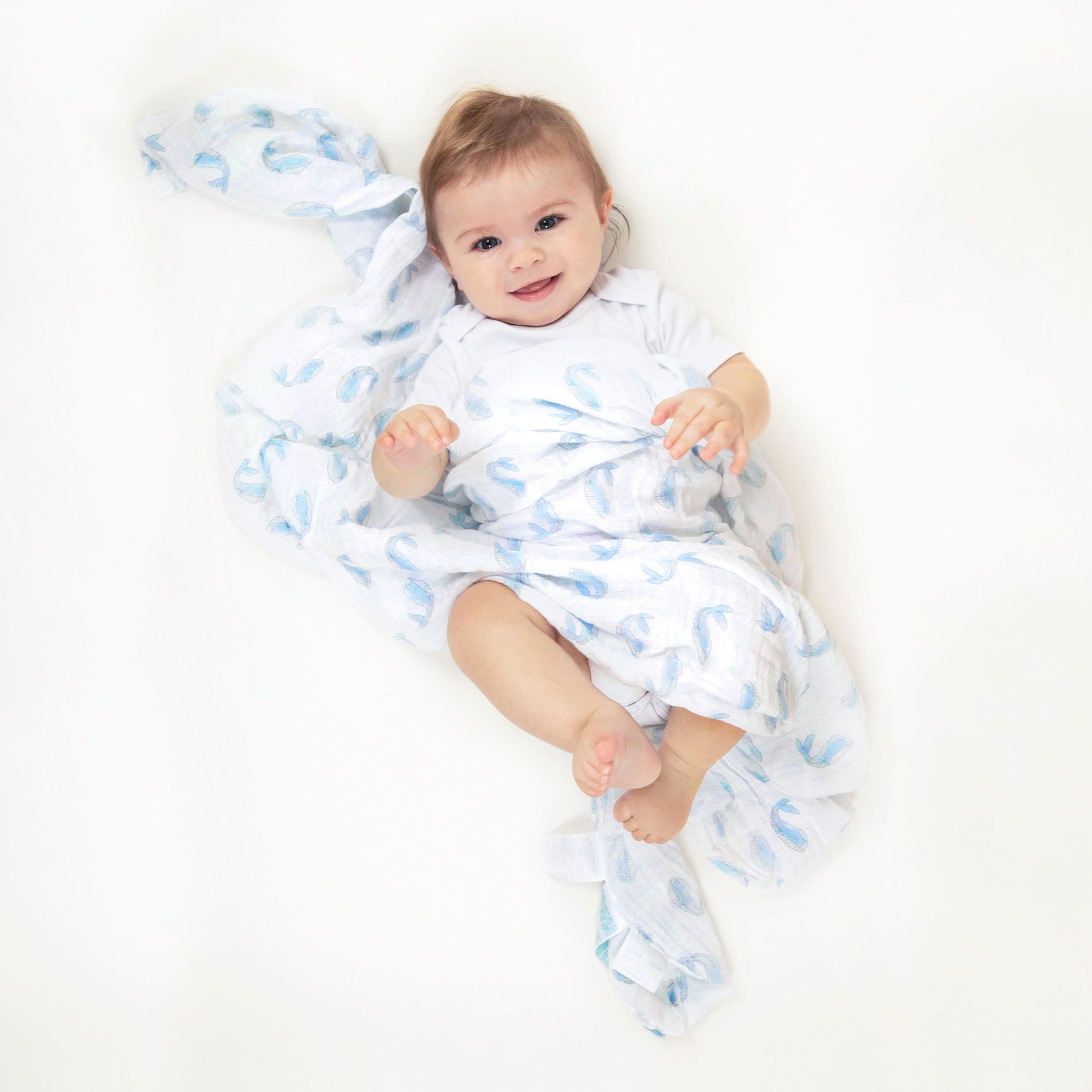 essentials cotton muslin swaddle blanket 4 pack - Image 3