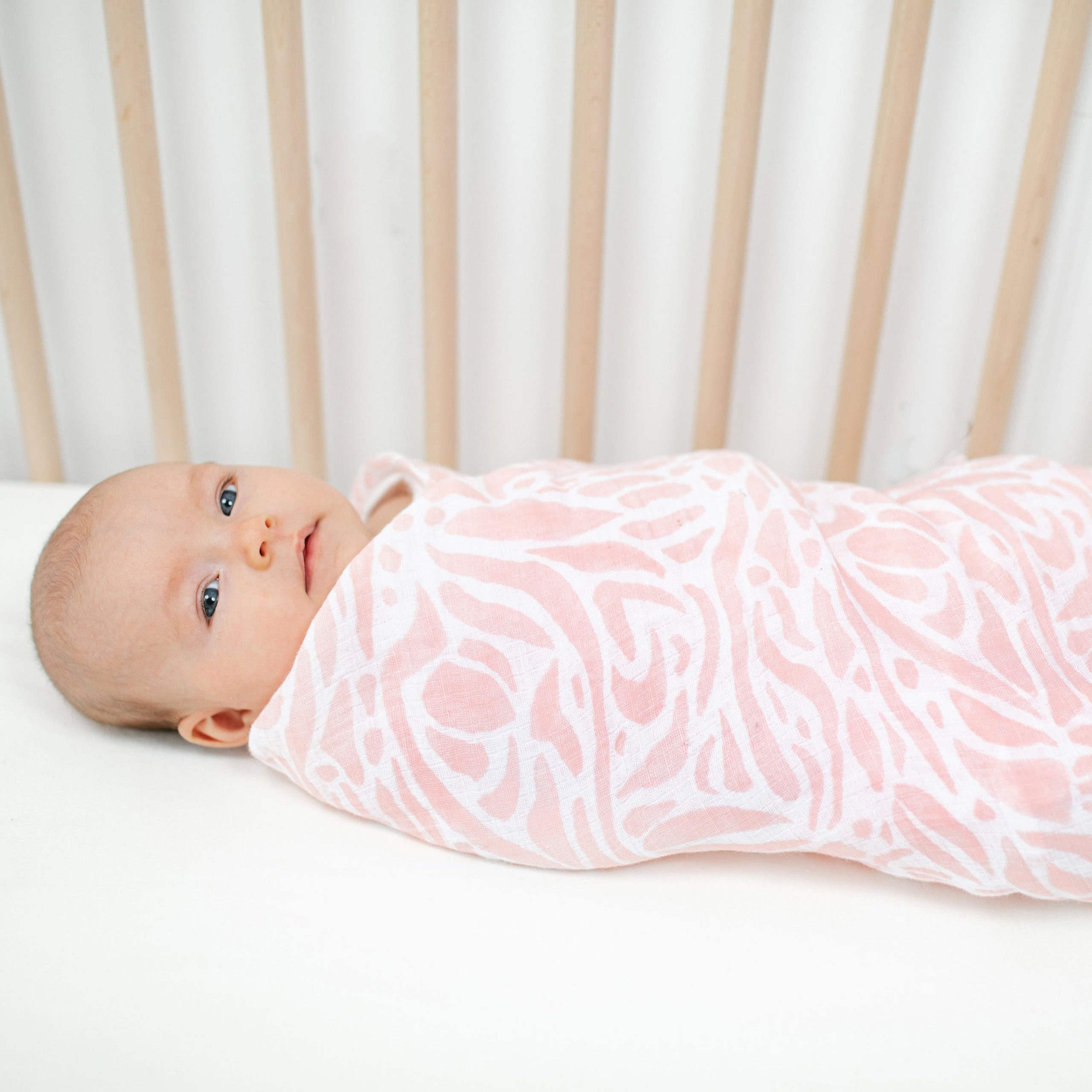 essentials cotton muslin swaddle blanket 4 pack - Image 2
