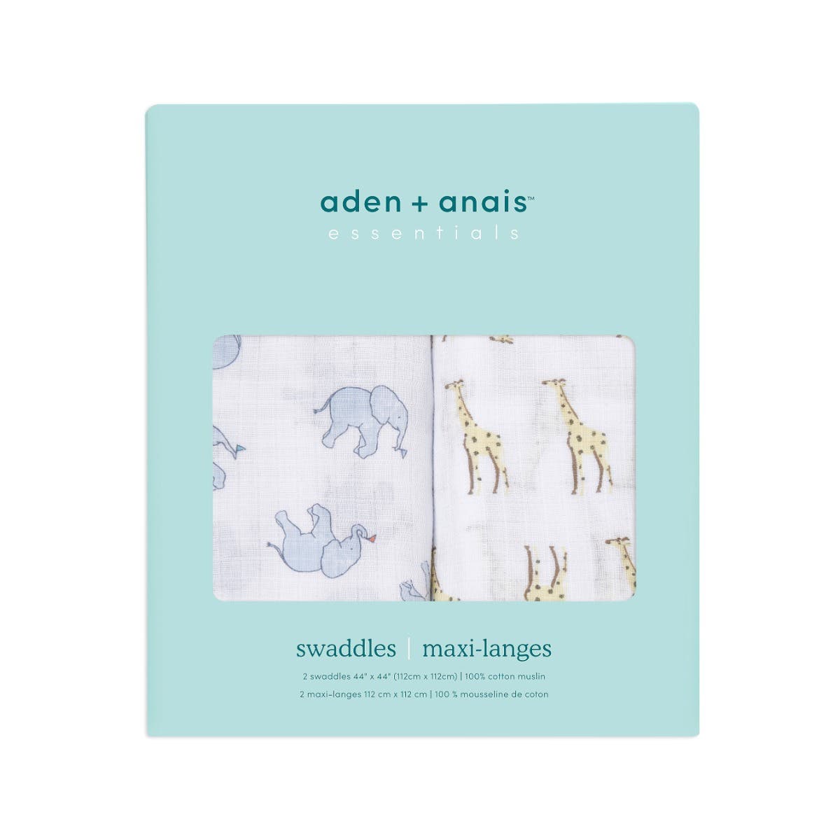 essentials cotton muslin swaddle blanket 2 pack - Image 4