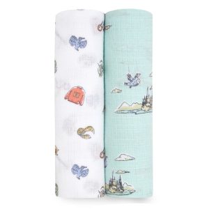 essentials cotton muslin swaddle blanket 2 pack