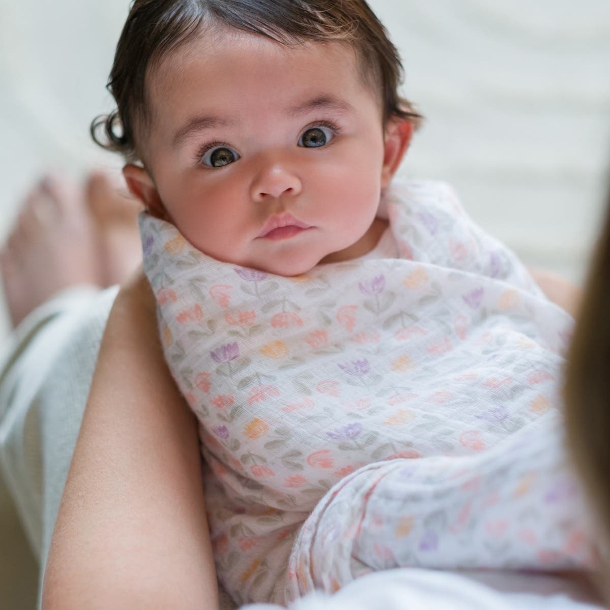 essentials cotton muslin swaddle blanket 4 pack - Image 2