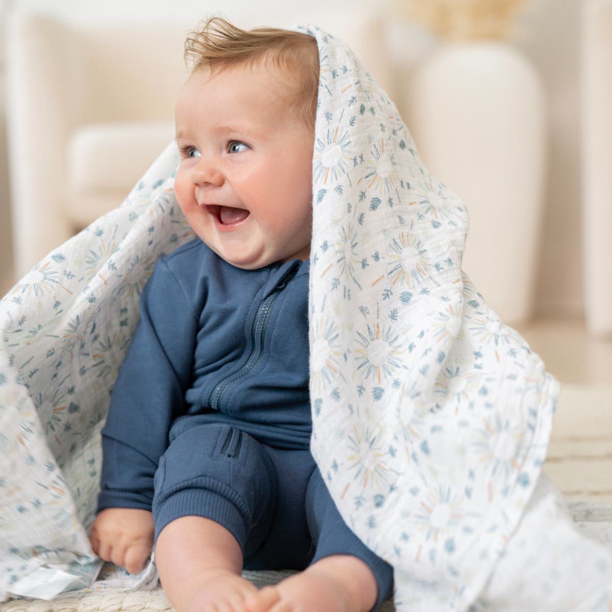 essentials cotton muslin swaddle blanket 2 pack - Image 3