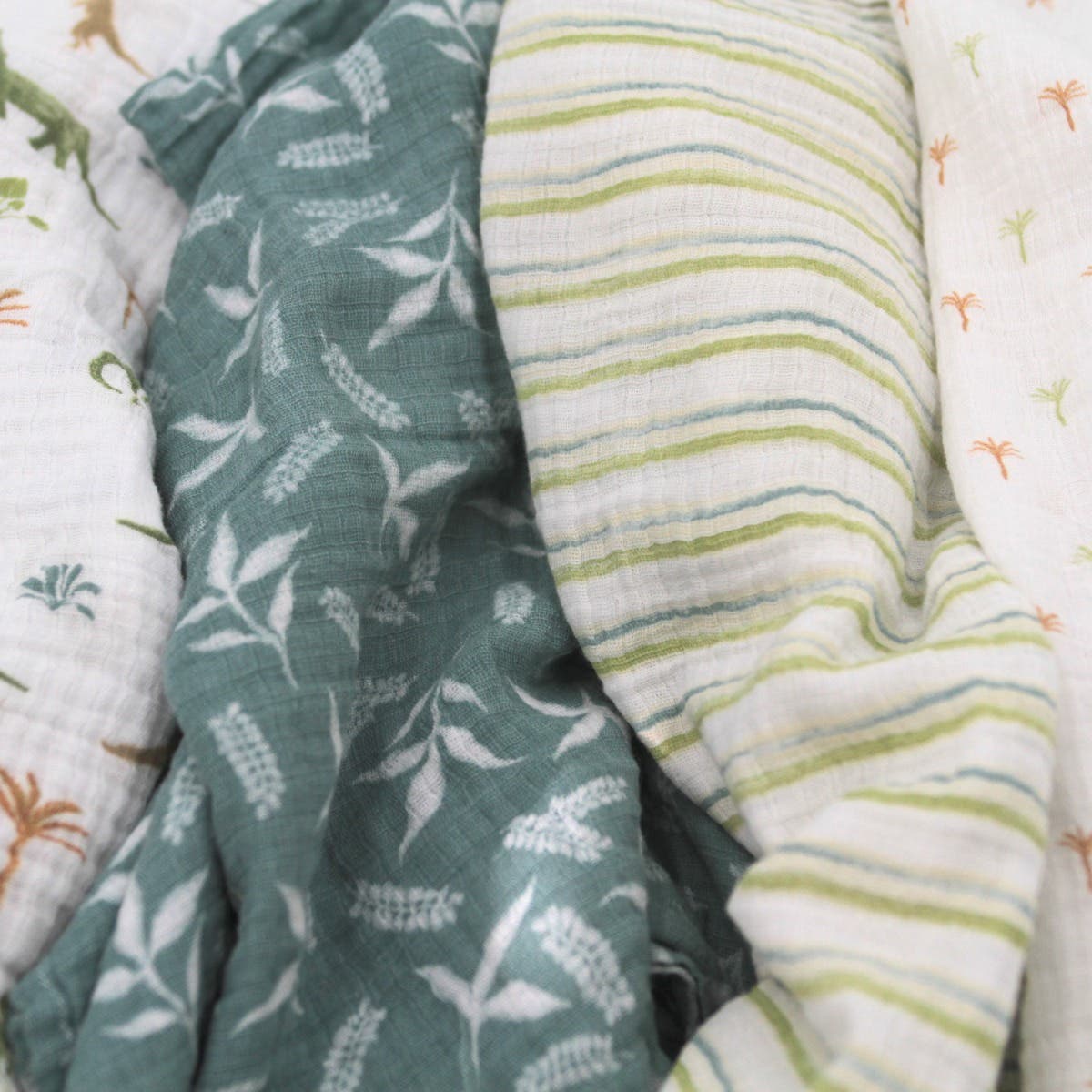 essentials cotton muslin swaddle blanket 4 pack - Image 4