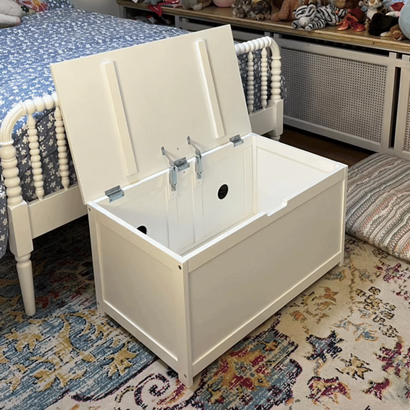 Harmony 33 Kids Toy Box. Matte White - Image 2