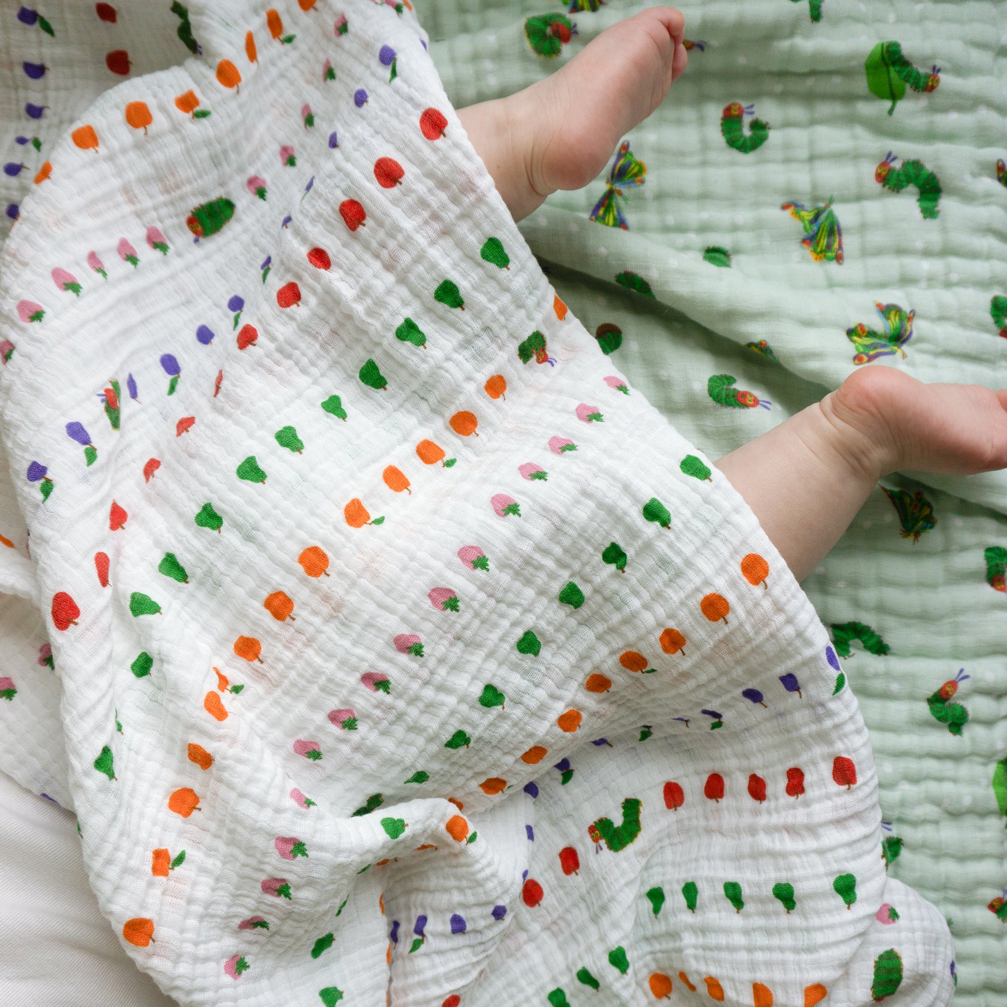 essentials cotton muslin swaddle blanket 4 pack - Image 4