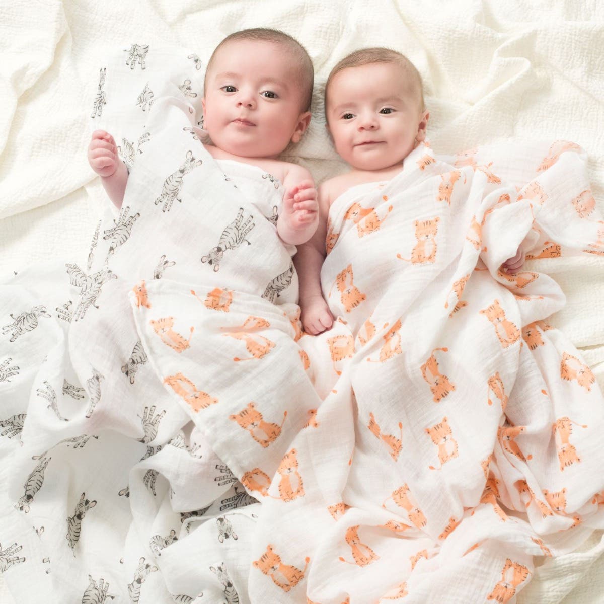 essentials cotton muslin swaddle blanket 4 pack - Image 2