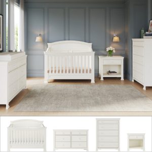 Westgate 4-Piece Nursery Set with Crib. Dresser. Chest and Nightstand